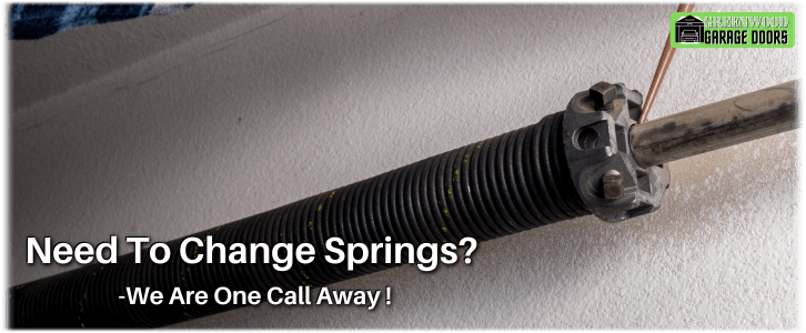 Broken Garage Door Spring Greenwood IN